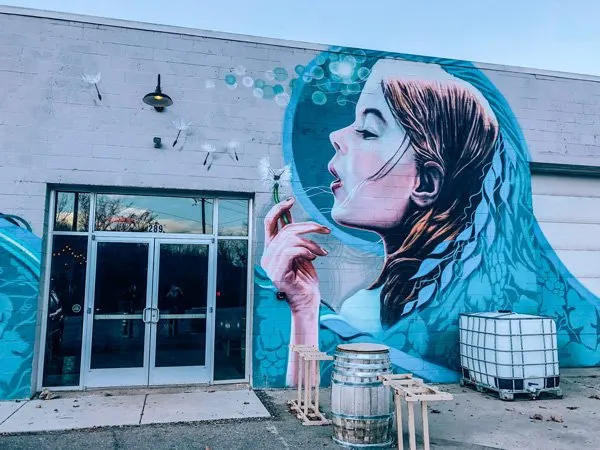 pleb urban winery street art