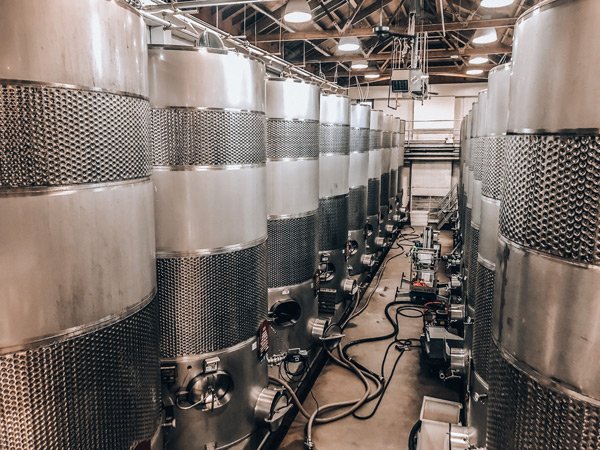 Biltmore Behind The Scenes Winery Tour wine fermentation tanks