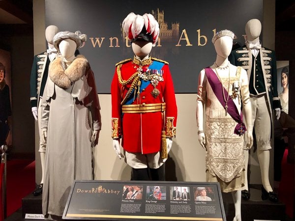 Special Exhibit at Biltmore Downton Abbey period clothing for one man and two women