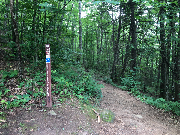Douglas Falls Trailhead Barnardsville, North Carolina