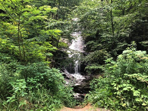 Walker Falls on FS76 in the Pisgah National Forest, North Carolina