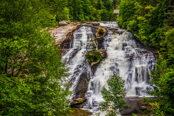 High Falls DuPont State Forest waterfall