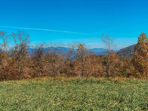 Trombatore Trail Hike North Carolina with mountain view