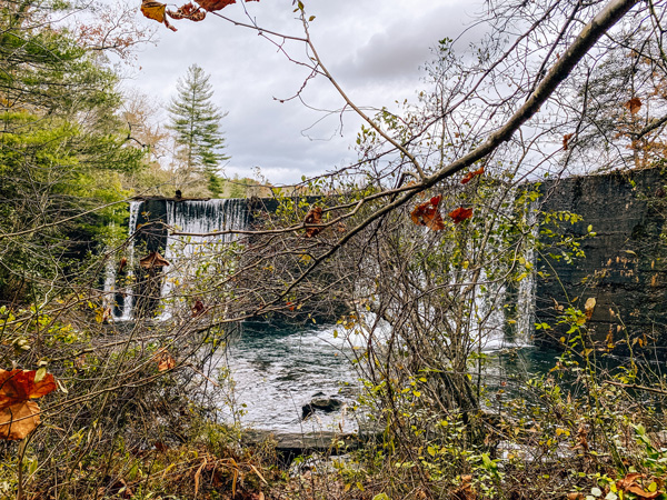 Dam along Hard Times Trail