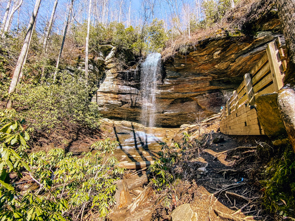 Moore Cove Falls waterfall