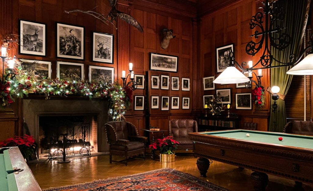 Biltmore Tours Featured Image of billiards room