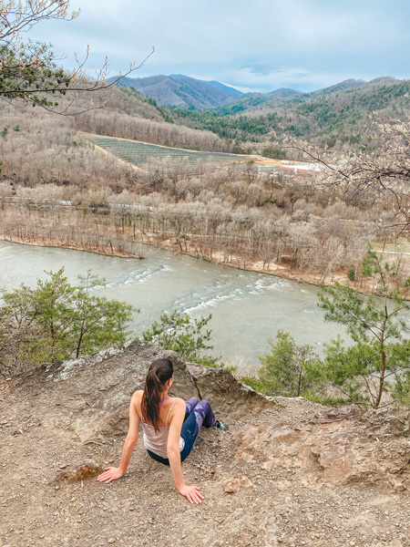 Christine on Lover's Leap Trail