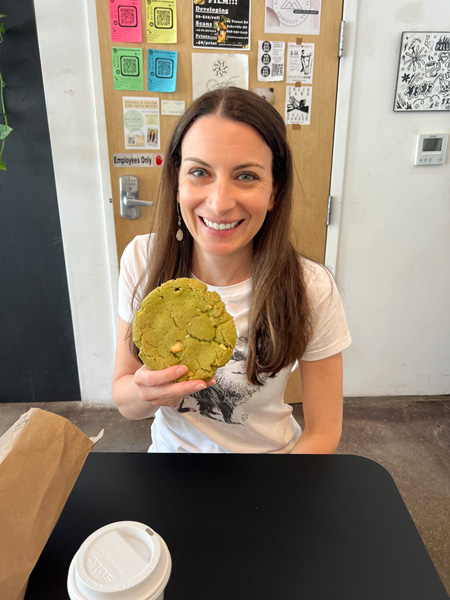 Back Porch Baking Co vegan cookie at Pollen
