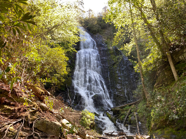 Mingo Falls in Cherokee  waterfall