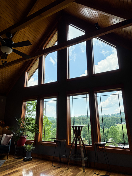 Addison Farms tasting room window