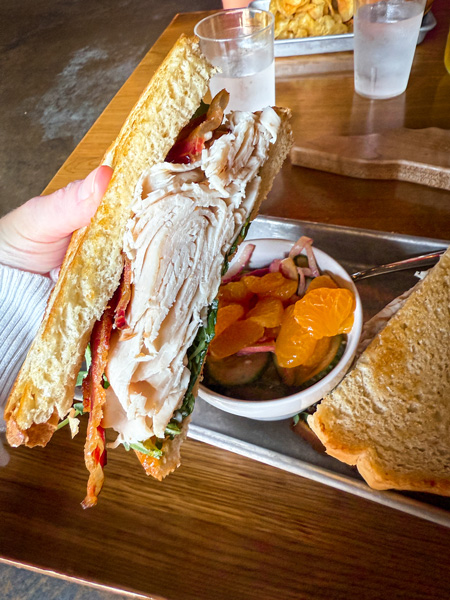 Appalachian Mountain Brewery Turkey Sandwich