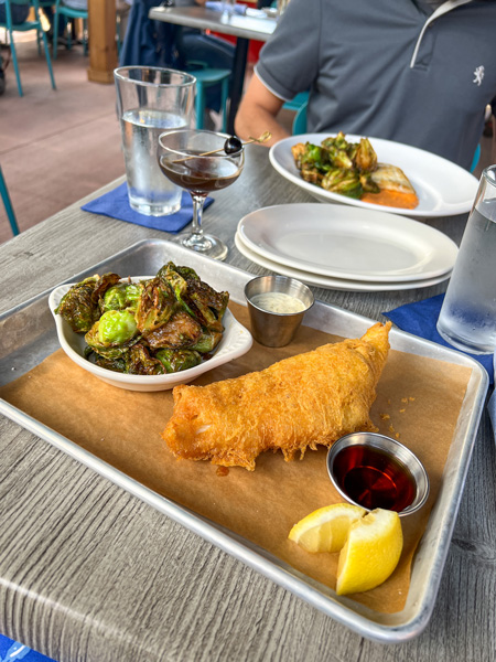 Fish and chips at Jettie Rae's Oyster House