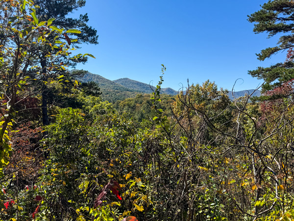NC Arboretum Blue Ridge Mountains views