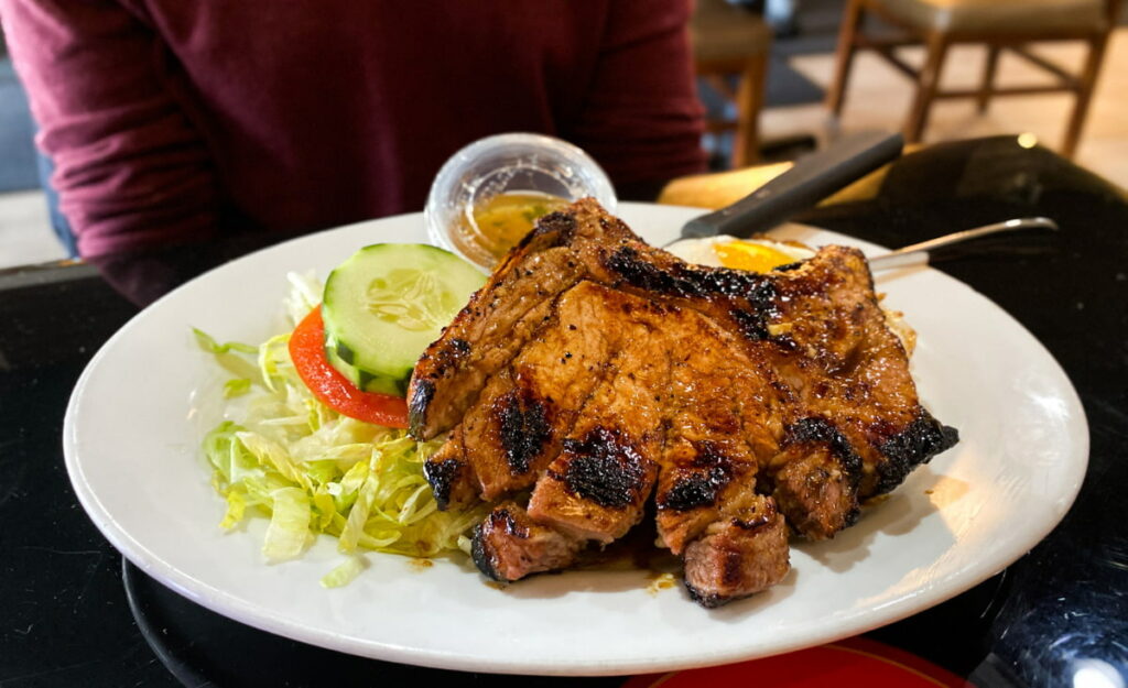 Best Lunch In Asheville Featured article Image of pork chops