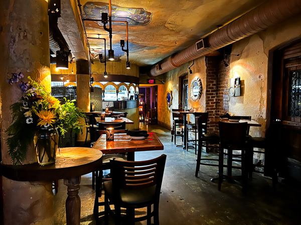 Interior at Zambra Wine Bar Asheville