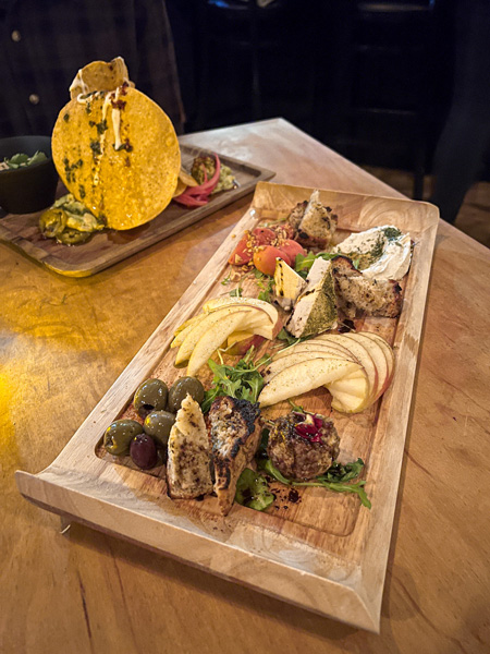 Vegan Cheese Plate at Plant in Asheville