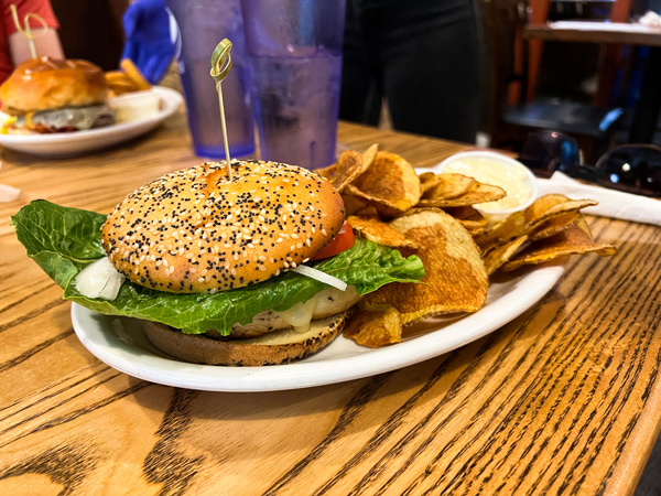 Chicken sandwich at Twisted Laurel