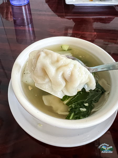 Bee Thai Kitchen Wonton Soup Asheville NC