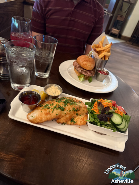 Cedric's Tavern fish & chips and burger Asheville NC