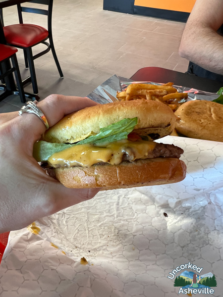 Romeos Vegan Burgers cheeseburger Asheville NC