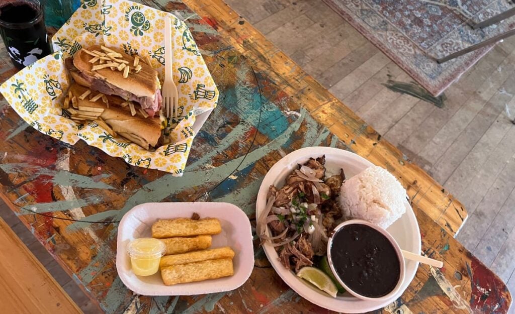 Best Food Trucks In Asheville Featured Image with cuban food