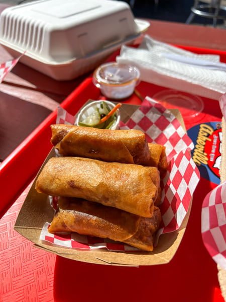 Lumpia from Master BBQ Asheville