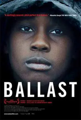 Ballast Film Poster with image of Black person's face up close