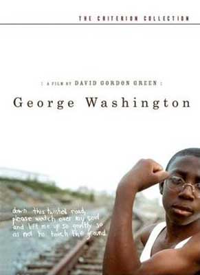 George Washington Film Poster with image of young Black person on train tracks