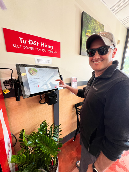 Pho Real Vietnamese Restaurant Ordering Machine