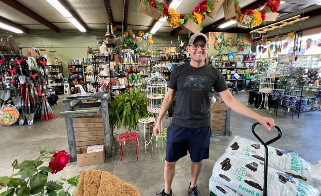 Gardening in Asheville Featured Image with Tom at Reems Creek Nursery