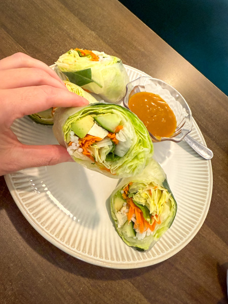 Siam Thai's fresh rolls