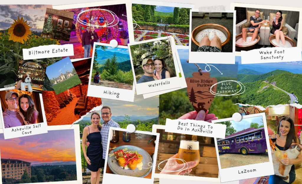 Photo collage of best things to do in Asheville