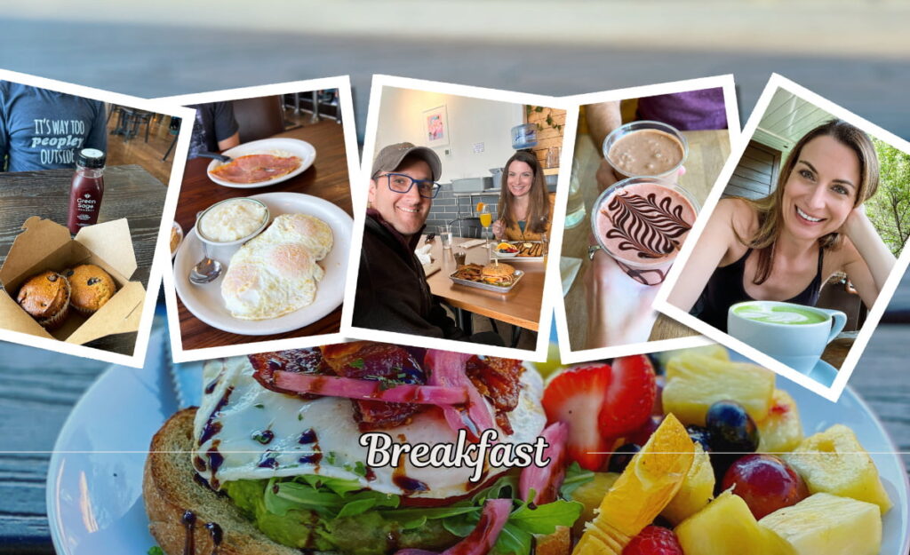 Breakfast in Asheville collage