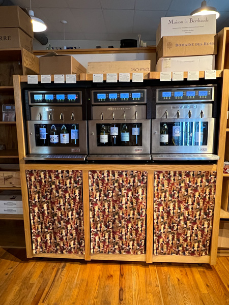 Asheville Wine Market Tasting Machine