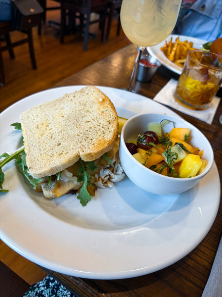 Corner Kitchen Turkey Club sandwich
