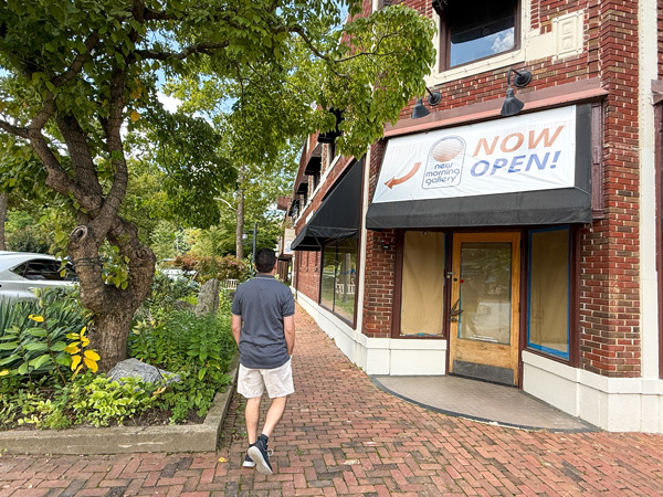 Historic Biltmore Village Open sign