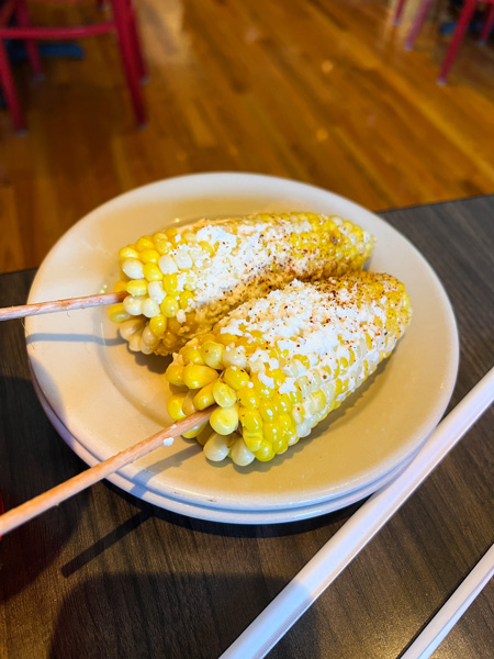 La Rumba Latino Restaurant Street Corn