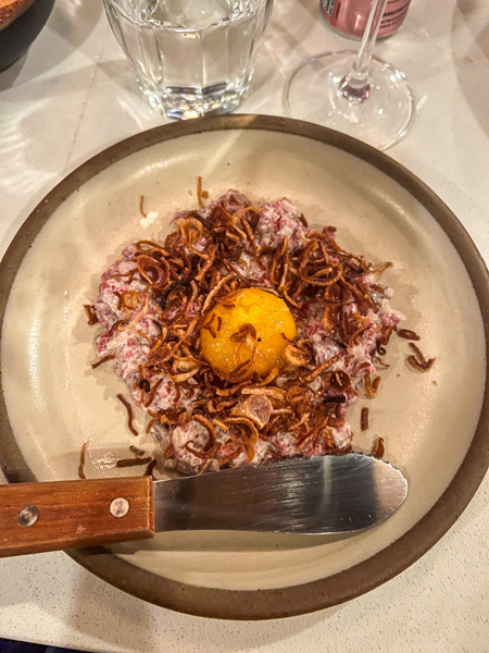Leo's House of Thirst Steak Tartare