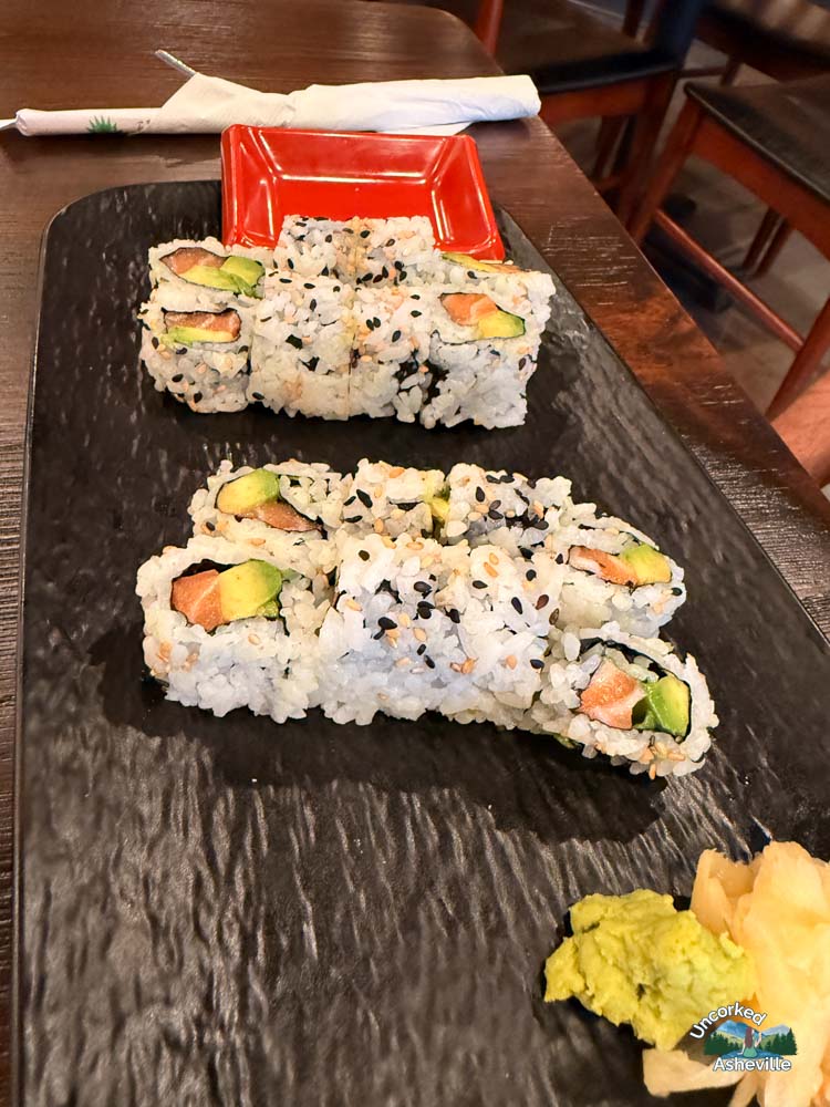 Miyagi Alaska rolls Asheville NC