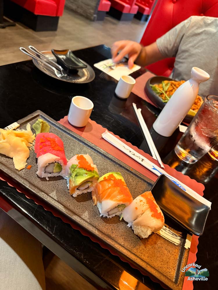 Mr. Tea Asian Bistro Sushi Roll Asheville NC