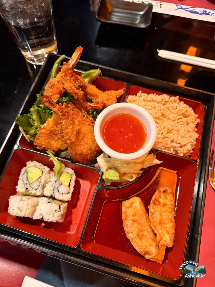 Mr. Tea Asian Bistro Bento Box Asheville NC