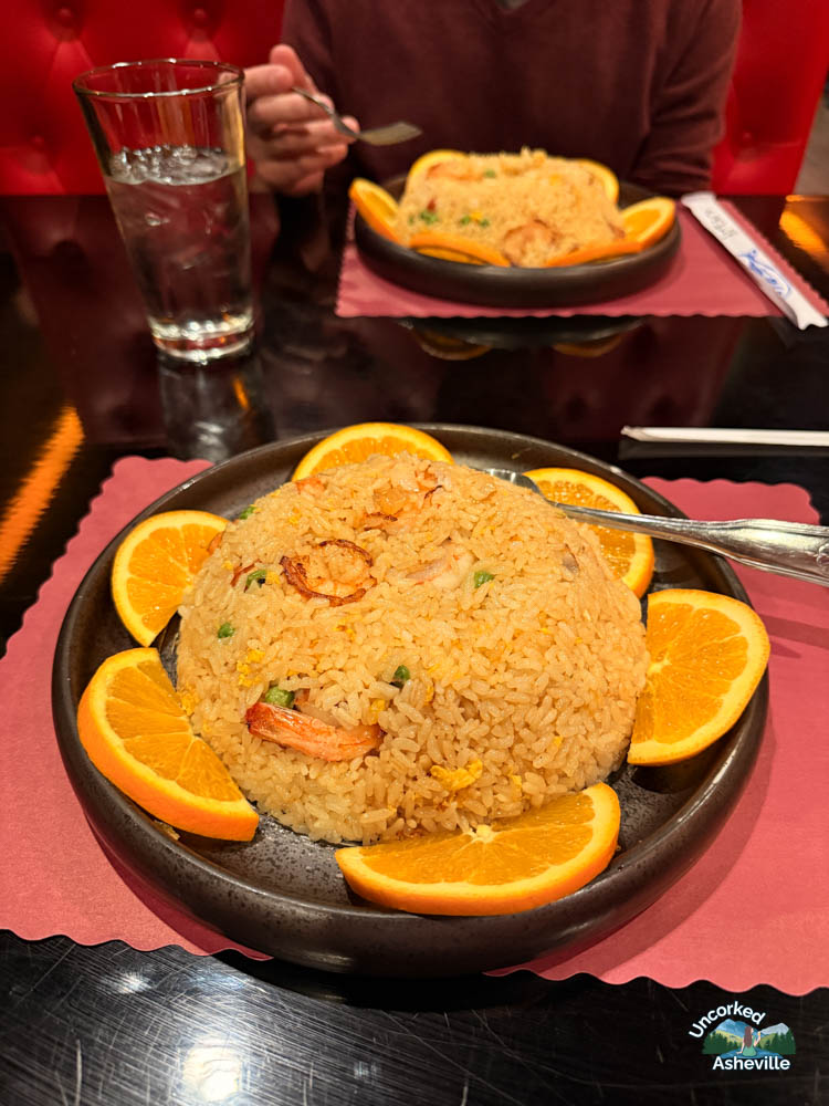 Mr. Tea Asian Bistro Fried Rice Asheville NC