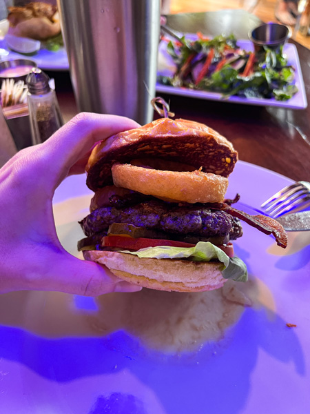 Stoney Knob Cafe Burger