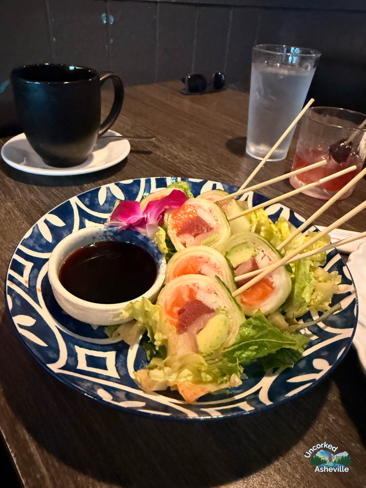 The Madness Naruto sushi roll Asheville NC