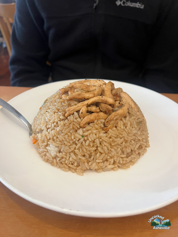 Zen Sushi Asheville NC Fried Rice