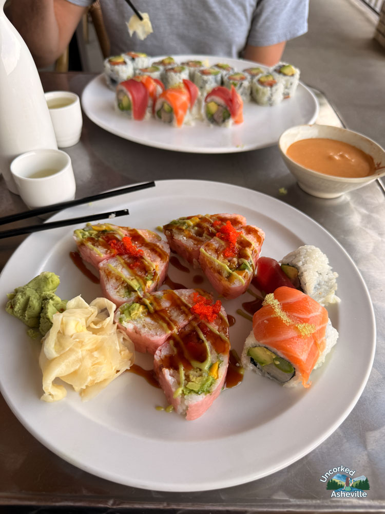 Zen Sushi Perfect Match Roll Asheville NC