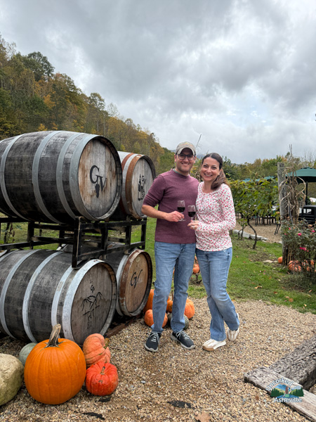 Us at Grandfather Vineyard & Winery