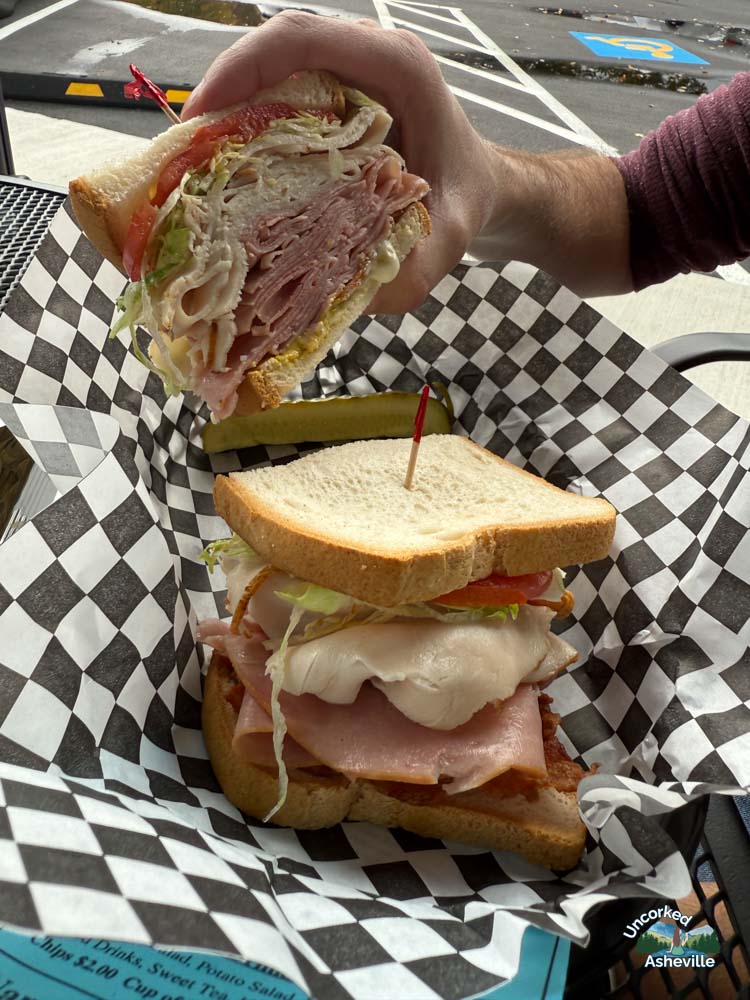 GF sandwich Williams Deli & Bakery Banner Elk NC