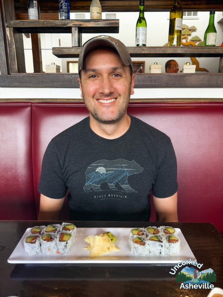 Tom with Soba Sushi Rolls
