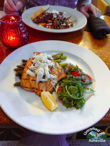 Stoney Knob Cafe seafood entree